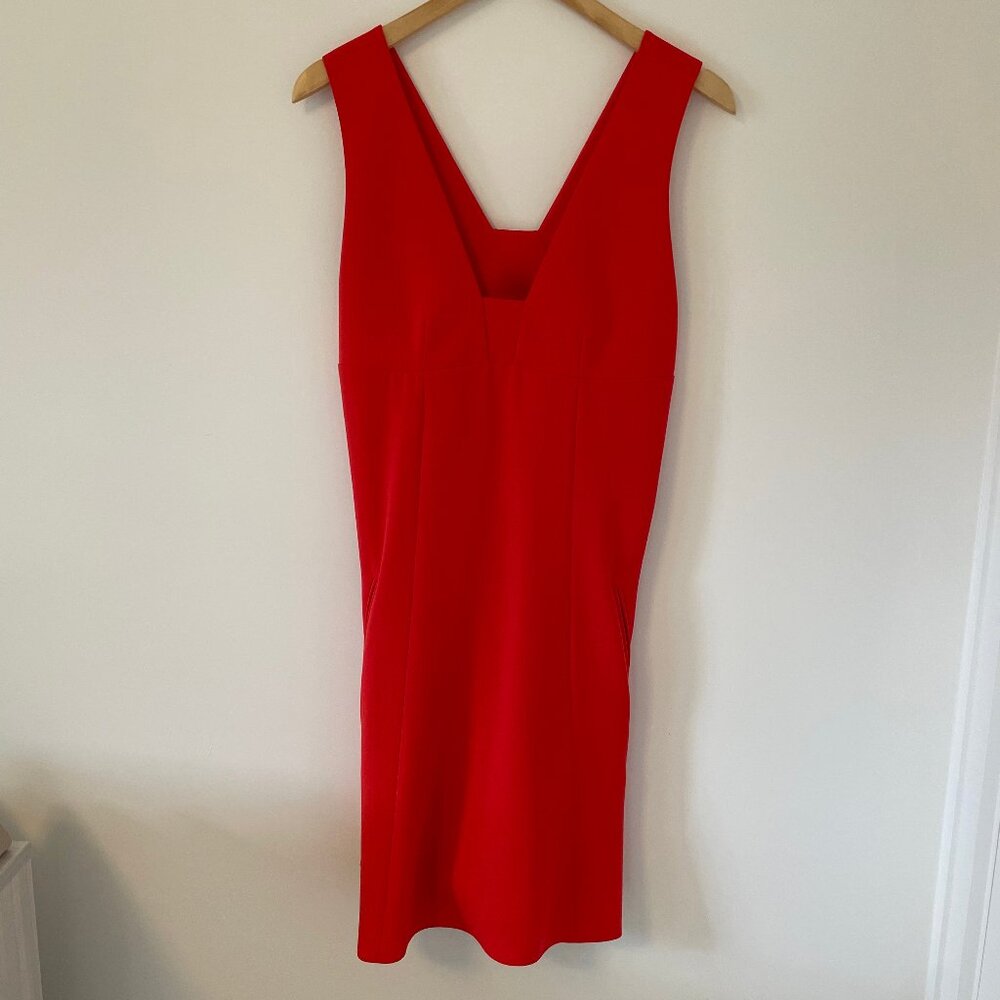 T Alexander Wang Red Sleeveless Sheath Mini Dress